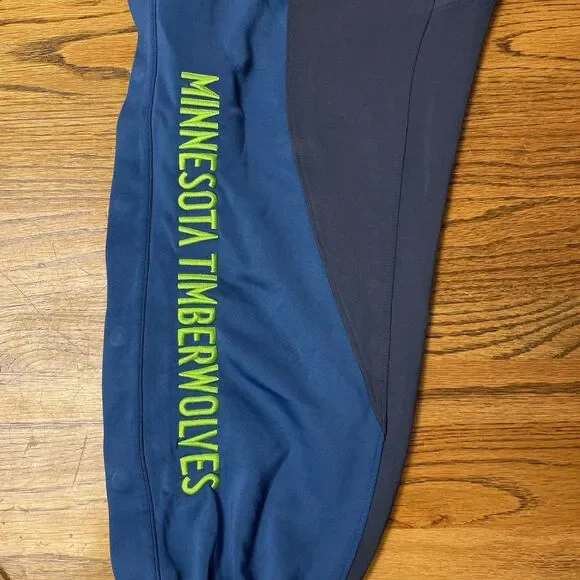 Naz Reid Game Worn UsedNike Pre Game Pants Timberwolves Size XXL Tall Blue